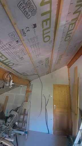Chambre 2 tasseaux plafond