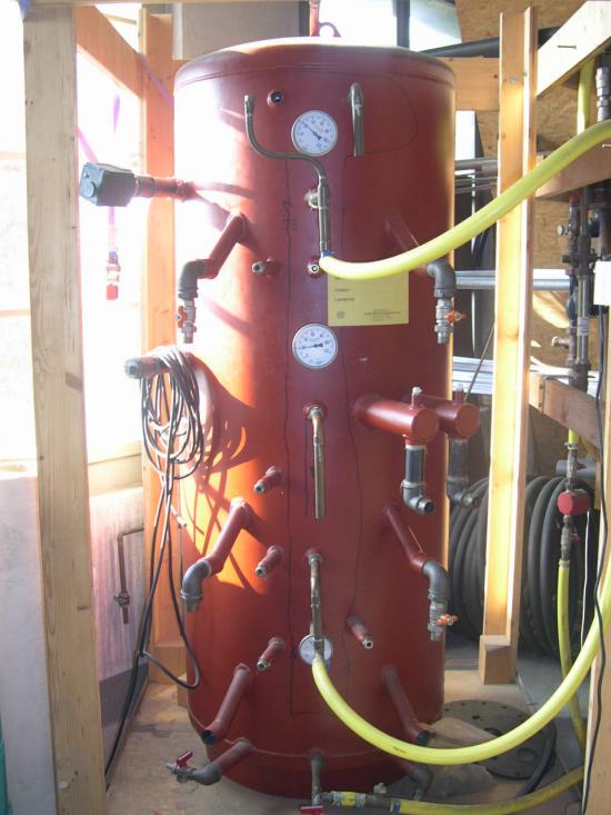 ballon de 1000 litres pour le chauffage et l'eau chaude sanitaire